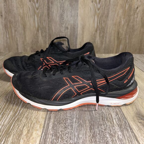 ASICS Women's US Size 9.5 Gel-Cumulus 20 Running Shoes Black Orange Flash Coral - Picture 5 of 12